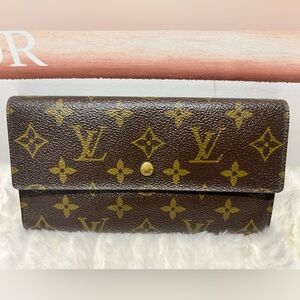 LOUIS VUITTON- MI0941 Monogram Canvas Full Wallet